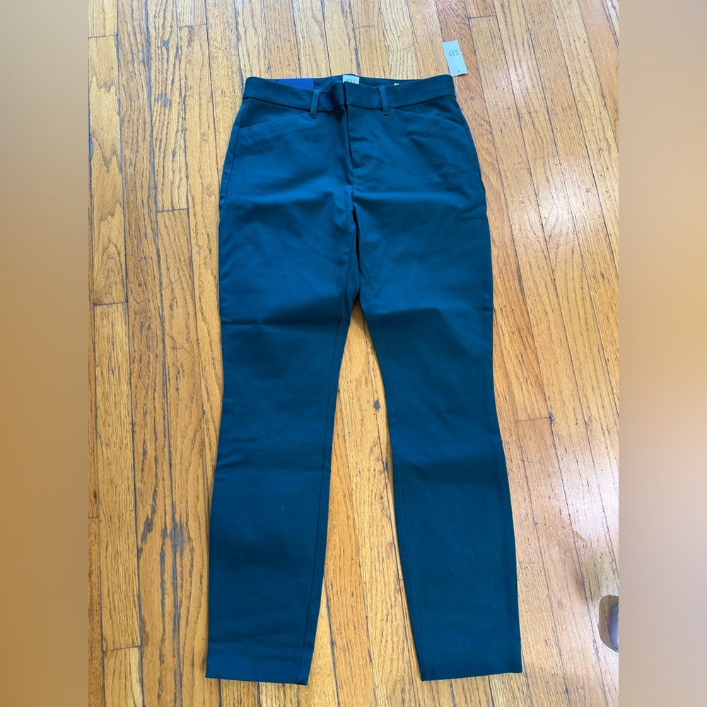 GAP skinny green professional pants NWT